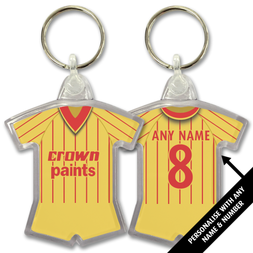 Liverpool Away 1982 Classic Kits Retro Shirt Keyring