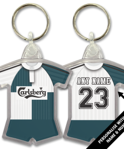 Liverpool Away 1995 Classic Kits Retro Shirt Keyring