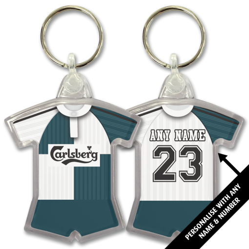 Liverpool Away 1995 Classic Kits Retro Shirt Keyring