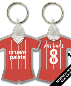 Liverpool Home 1984 Classic Kits Retro Shirt Keyring