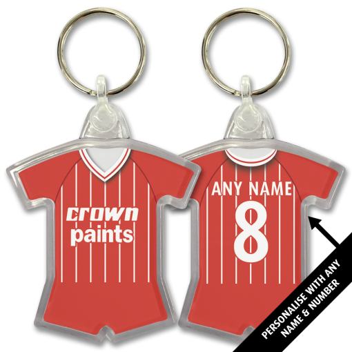 Liverpool Home 1984 Classic Kits Retro Shirt Keyring