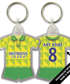 Newcastle Away 1992 Classic Kits Retro Shirt Keyring
