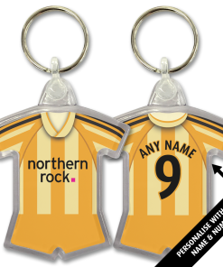 Newcastle Away 2009 Classic Kits Retro Shirt Keyring