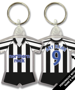 Newcastle Home 2003 Classic Kits Retro Shirt Keyring