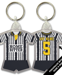 Notts County Home 1993 Classic Kits Retro Shirt Keyring