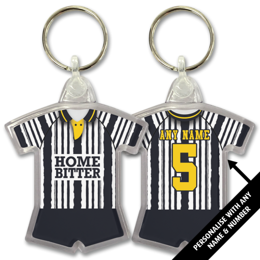 Notts County Home 1993 Classic Kits Retro Shirt Keyring