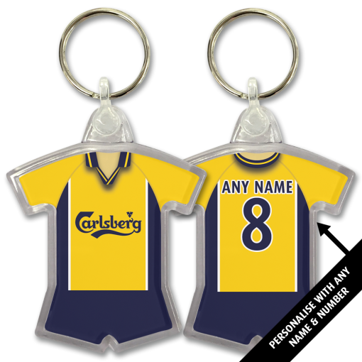 Wrexham Away 1998 Classic Kits Retro Shirt Keyring