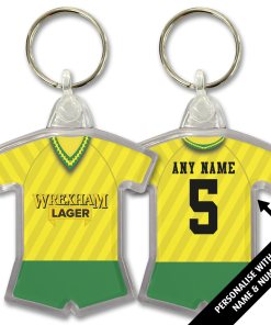 Wrexham Away 1993 Classic Kits Retro Shirt Keyring