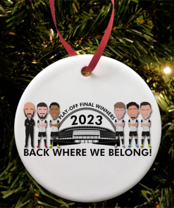 Notts County Play Off Winners 2023 Christmas Tree Decoration