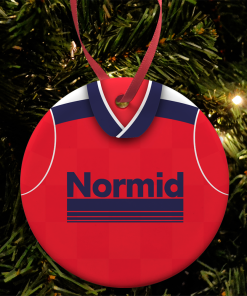 Bolton Away 1989 Retro Shirt Classic Kits Christmas Tree Decoration