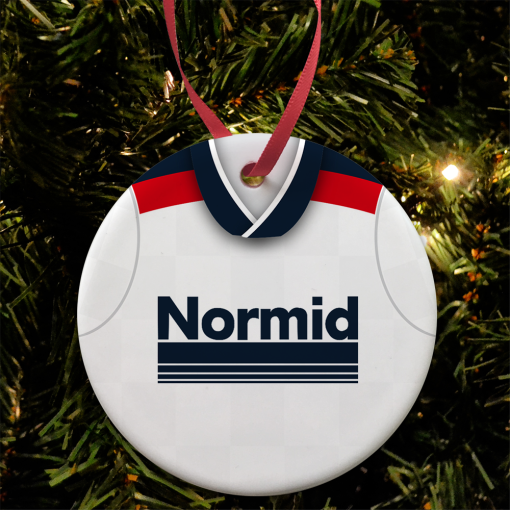 Bolton Home 1989 Retro Shirt Classic Kits Christmas Tree Decoration