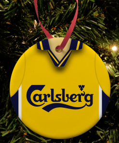 Wrexham Away 1998 Retro Shirt Classic Kits Christmas Tree Decoration
