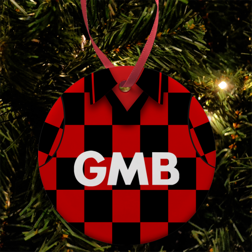 Fulham Away 1996 Retro Shirt Classic Kits Christmas Tree Decoration