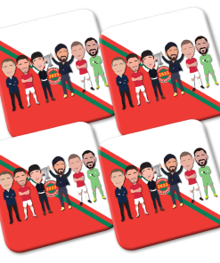 Wrexham Champions 2023 Coasters 4 Pack Vector Heroes