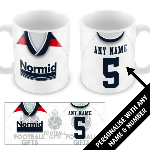 Bolton Home 1989 Personalised Retro Shirt Mug Classic Kits
