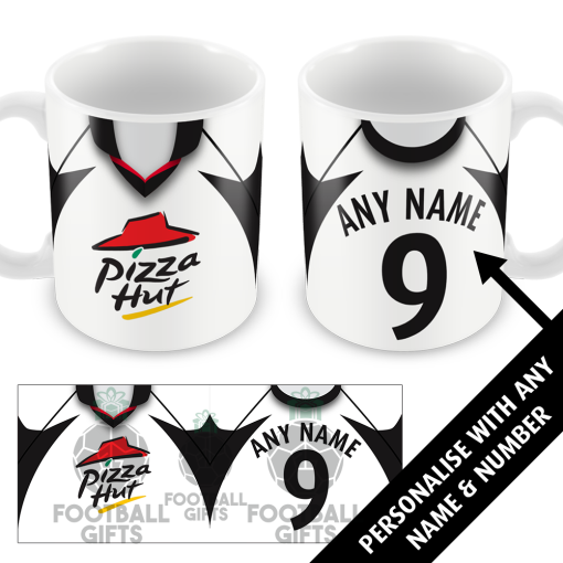 Fulham Home 2001 Personalised Retro Shirt Mug Classic Kits