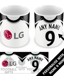Fulham Home 2009 Personalised Retro Shirt Mug Classic Kits
