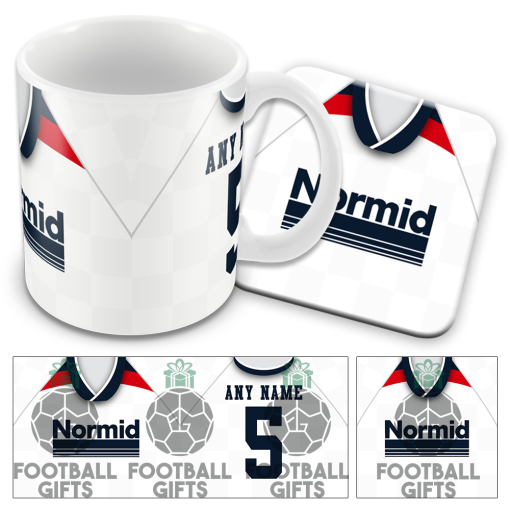 Bolton Home 1989 Retro Shirt Kits Mug and Coaster Set