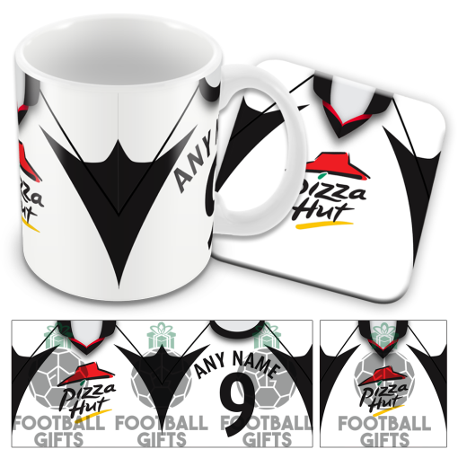 Fulham Home 2001 Retro Shirt Kits Mug and Coaster Set