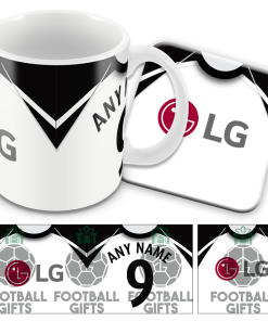 Fulham Home 2009 Retro Shirt Kits Mug and Coaster Set