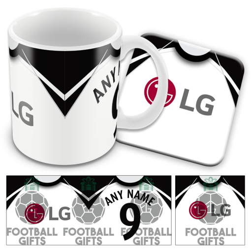Fulham Home 2009 Retro Shirt Kits Mug and Coaster Set