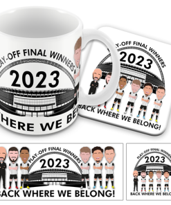 Notts County Play Off Winners 2023 Mug and Coaster Set