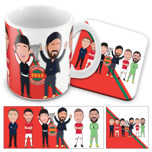 Wrexham Champions 2023 Mug and Coaster Set