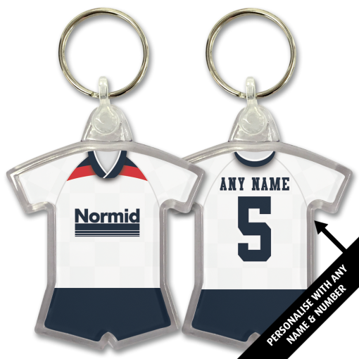 Bolton Home 1989 Classic Kits Retro Shirt Keyring