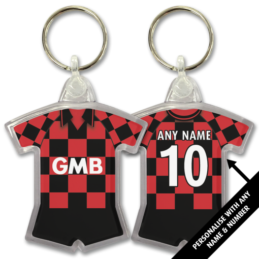 Fulham Away 1996 Classic Kits Retro Shirt Keyring
