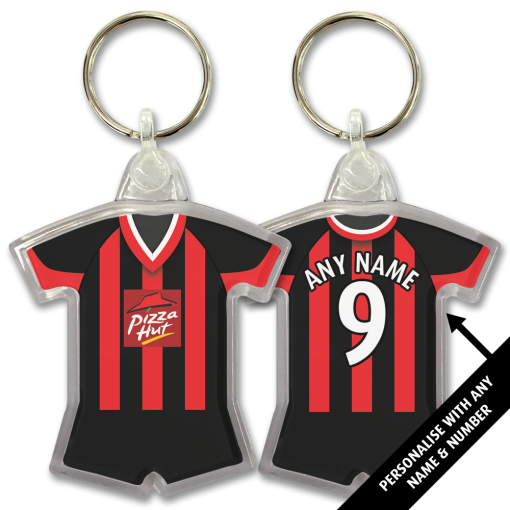Fulham Away 2001 Classic Kits Retro Shirt Keyring