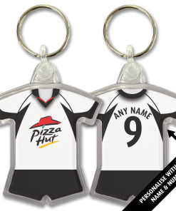 Fulham Home 2001 Classic Kits Retro Shirt Keyring