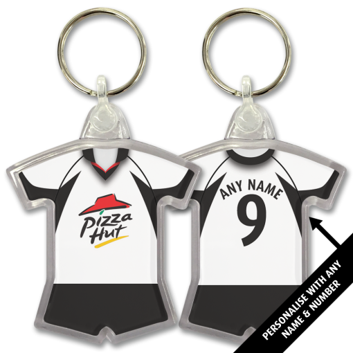 Fulham Home 2001 Classic Kits Retro Shirt Keyring