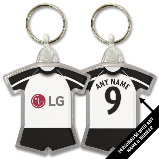 Fulham Home 2009 Classic Kits Retro Shirt Keyring