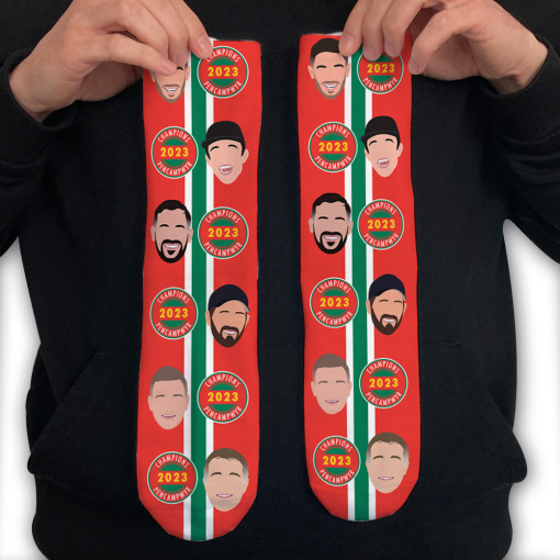 Wrexham Champions 2023 Vector Heroes Socks