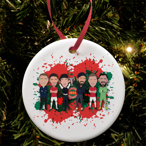 Wrexham Champions 2023 Splash Christmas Tree Decoration