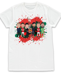 Wrexham Champions 2023 Splash White T-Shirt Vector Heroes
