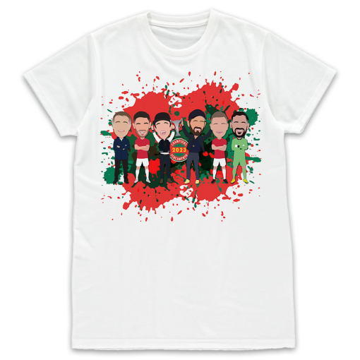 Wrexham Champions 2023 Splash White T-Shirt Vector Heroes