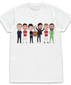 Wrexham Champions 2023 White T-Shirt Vector Heroes