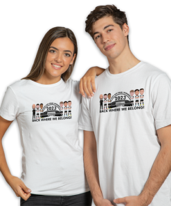 Notts County Play Off Winners 2023 White T-Shirt Vector Heroes