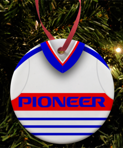 Ipswich Away 1984 Retro Shirt Classic Kits Christmas Tree Decoration