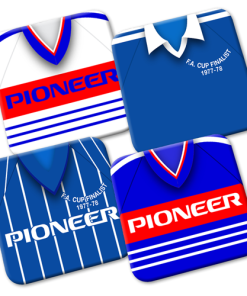 Ipswich Retro Kit Coasters 4 Pack Classic Kits
