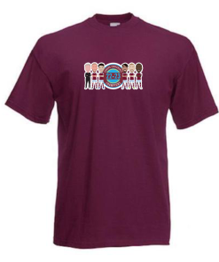 West Ham Utd Europa Conference Champions 2023 Vector Heroes Players Burgundy T-Shirt