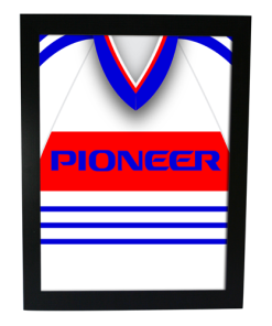 Ipswich Away 1984 Retro Shirt Kit Framed Print