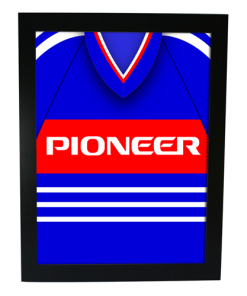 Ipswich Home 1984 Retro Shirt Kit Framed Print