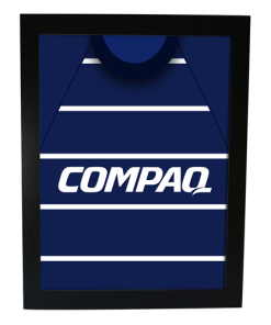 QPR Away 1995 Retro Shirt Kit Framed Print