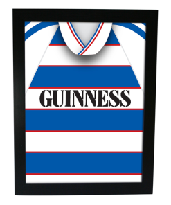 QPR Home 1984 Retro Shirt Kit Framed Print