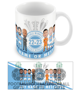 Man City Personalised Treble Winners 2023 Vector Heroes Mug