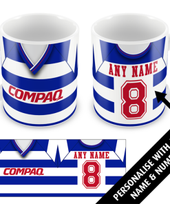 QPR Home 1994 Personalised Retro Shirt Mug Classic Kits