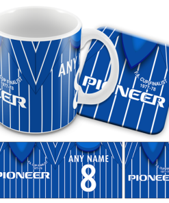 Ipswich Home 1981 Retro Shirt Kits Mug and Coaster Set