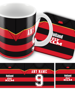 QPR Away 1989 Retro Shirt Kits Mug and Coaster Set